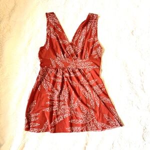 VTG Body Central Coral Babydoll Sleeveless top Y2K